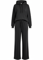 Damen-Set aus Oberteil mit Kapuze und Hose