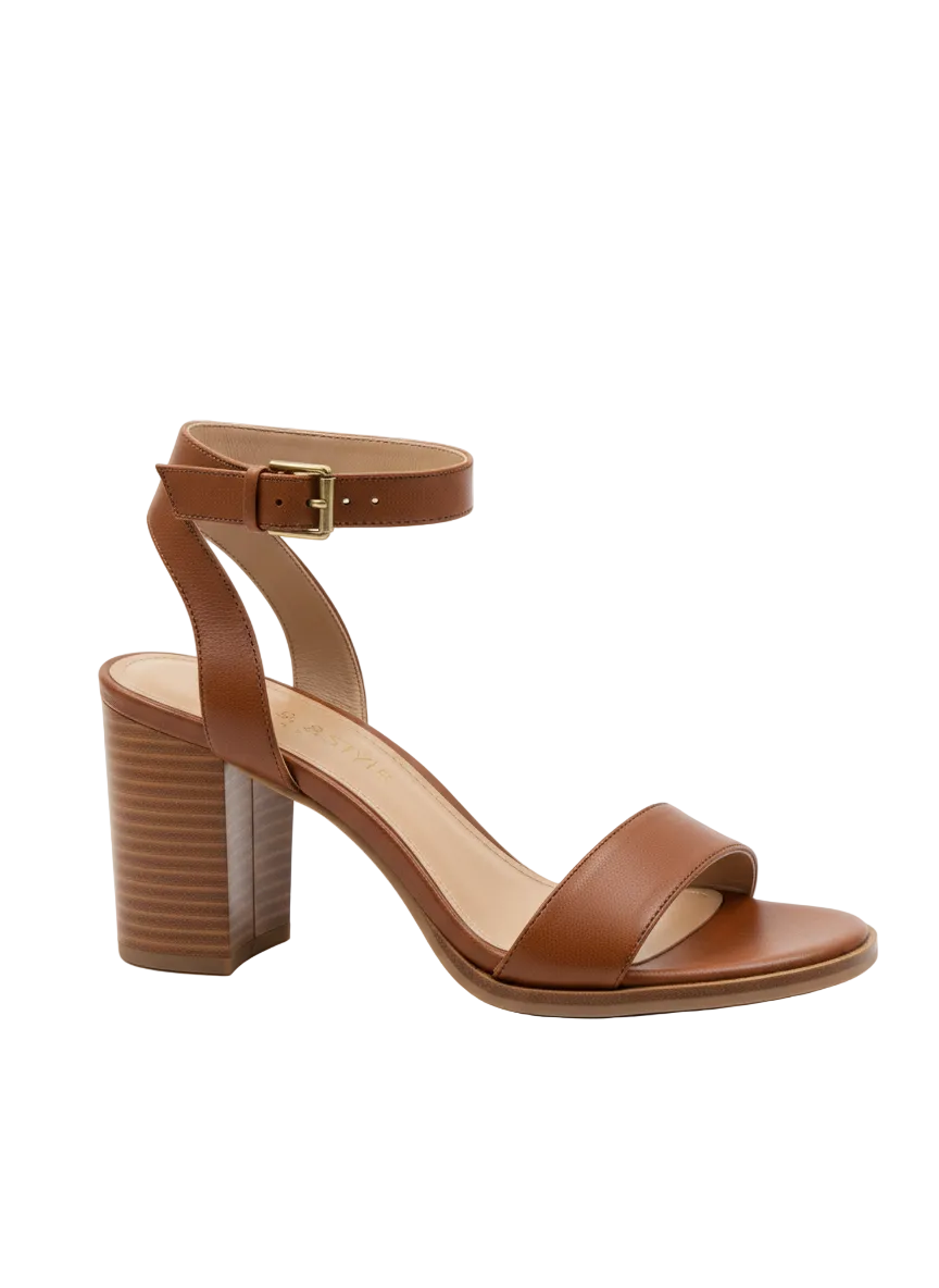 Damen Sandalen mit Absatz und Riemenverschluss