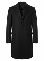 Herren-Wintermantel mit klassischer Linienführung